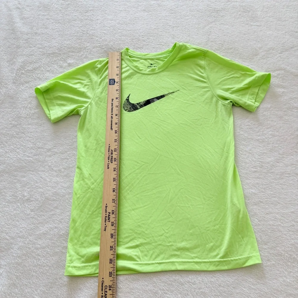 Nike Activewear Lot of 2 Kids Large L Green Black Dri-FIT Shirt Fleece Pants 2pc